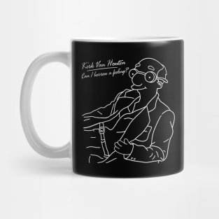 Can I Borrow A Feeling? - Outline Black Mug